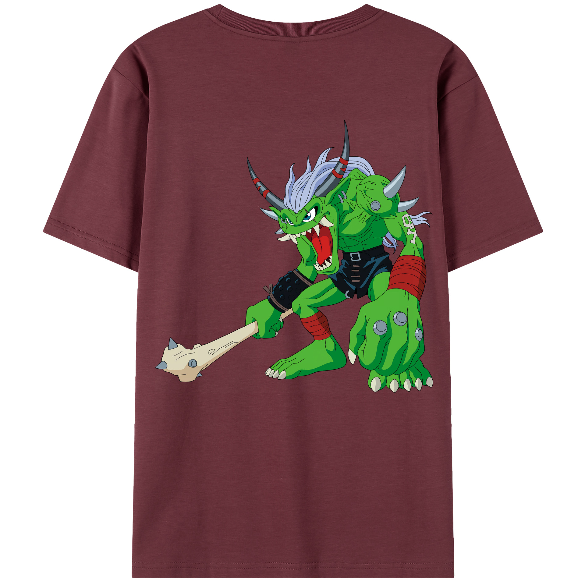 （画像用） Digimon デジタルモンスター/デジモン 綿100％半袖Tシャツ（背面プリント）